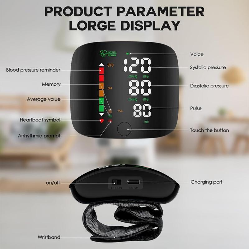 Final 3 Hours: 70%OFFπ₯ Wrist Blood Pressure Monitor Led Display,Touch Screen Wrist Blood Pressure Cuff