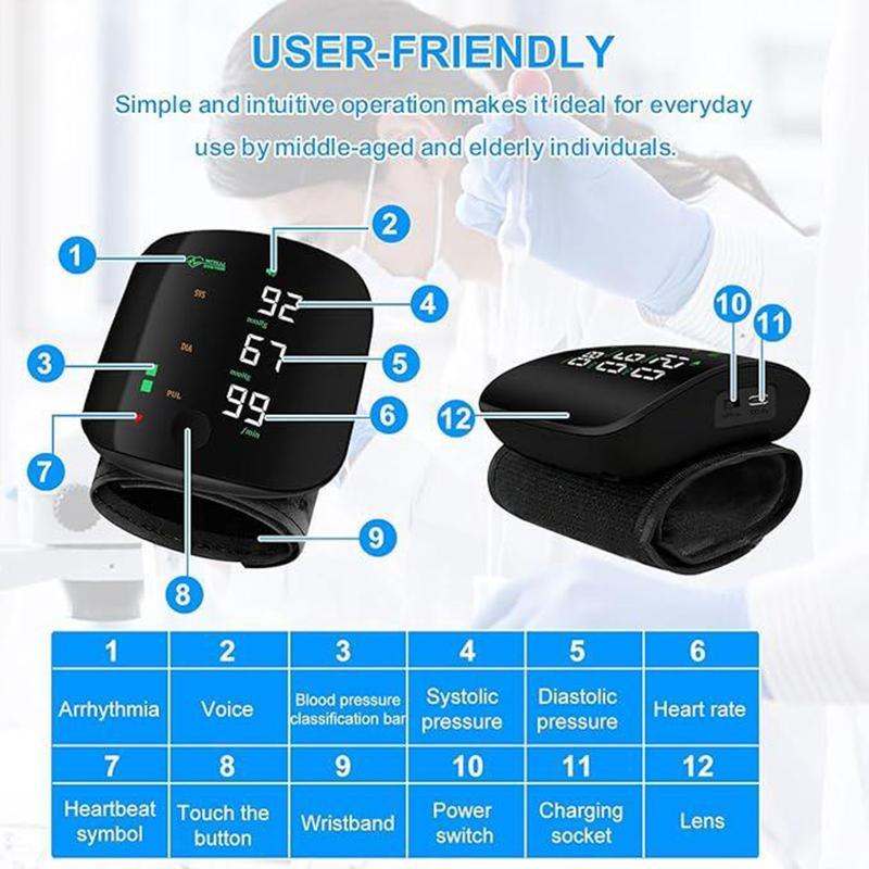 Final 3 Hours: 70%OFFπ₯ Wrist Blood Pressure Monitor Led Display,Touch Screen Wrist Blood Pressure Cuff