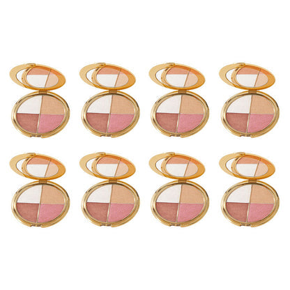 Sale Happening Now:70%OFF🔥eye & cheek palette - eyeshadow and highlighter makeup (with Detachable Brush)