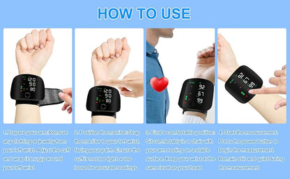Final 3 Hours: 70%OFF🔥 Wrist Blood Pressure Monitor Led Display,Touch Screen Wrist Blood Pressure Cuff