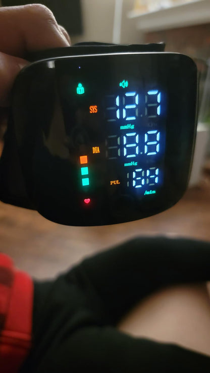 Final 3 Hours: 70%OFF🔥 Wrist Blood Pressure Monitor Led Display,Touch Screen Wrist Blood Pressure Cuff