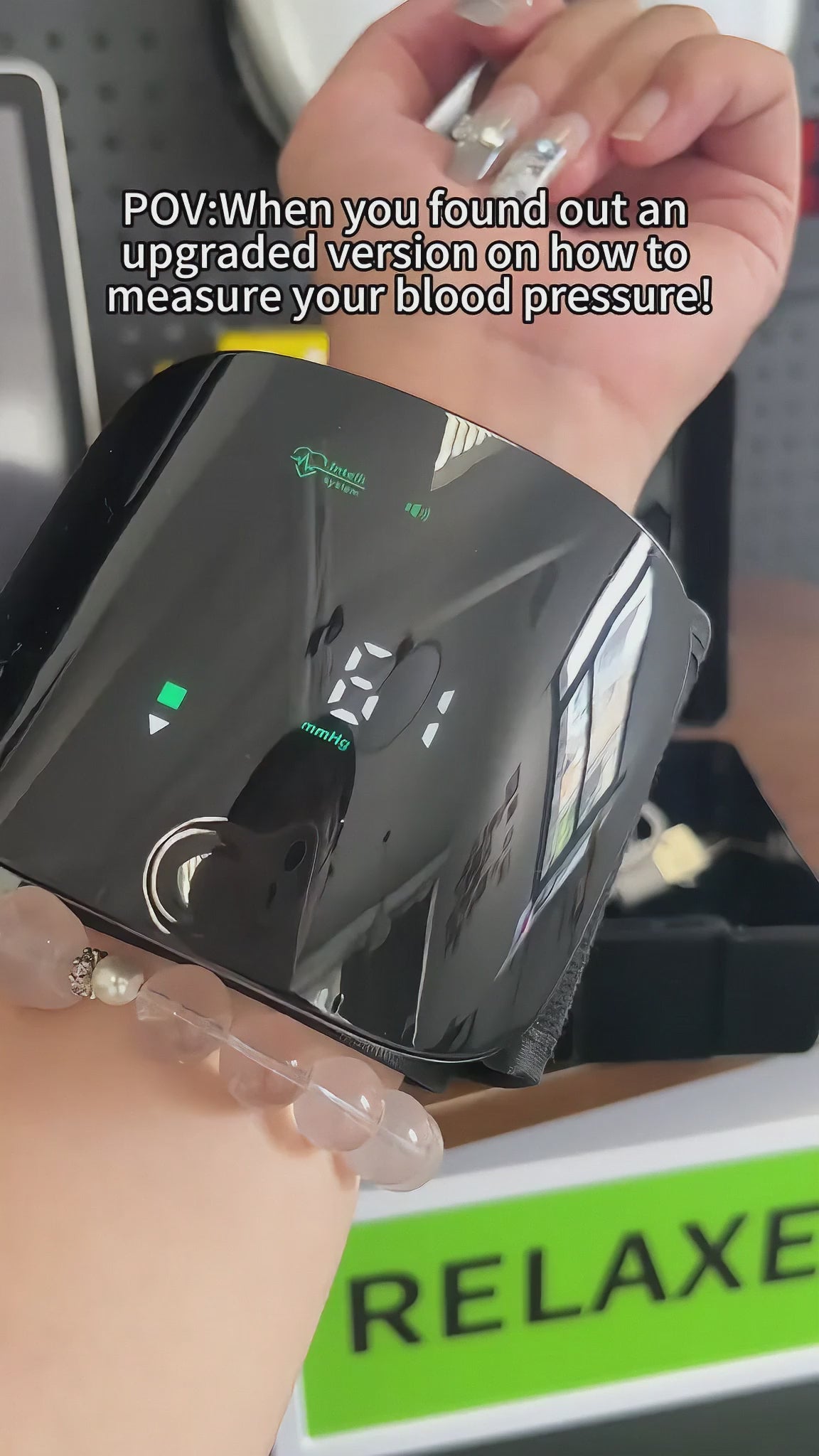 Final 3 Hours: 70%OFF🔥 Wrist Blood Pressure Monitor Led Display,Touch Screen Wrist Blood Pressure Cuff