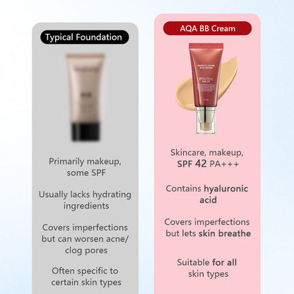 AQA Perfect Cover BB Cream SPF 42 PA+++🎁Free brush