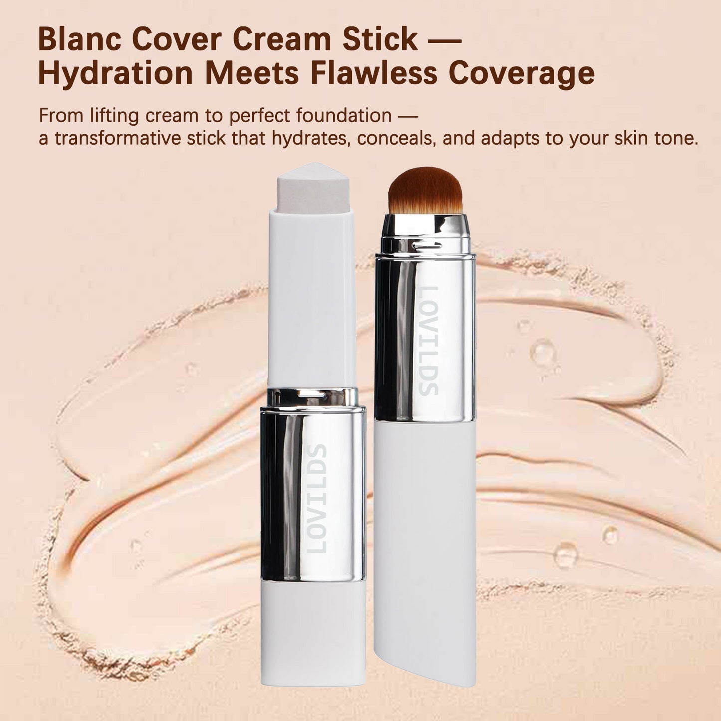 Lovilds Color-Changing Cover Cream Stick Skincare meets makeup