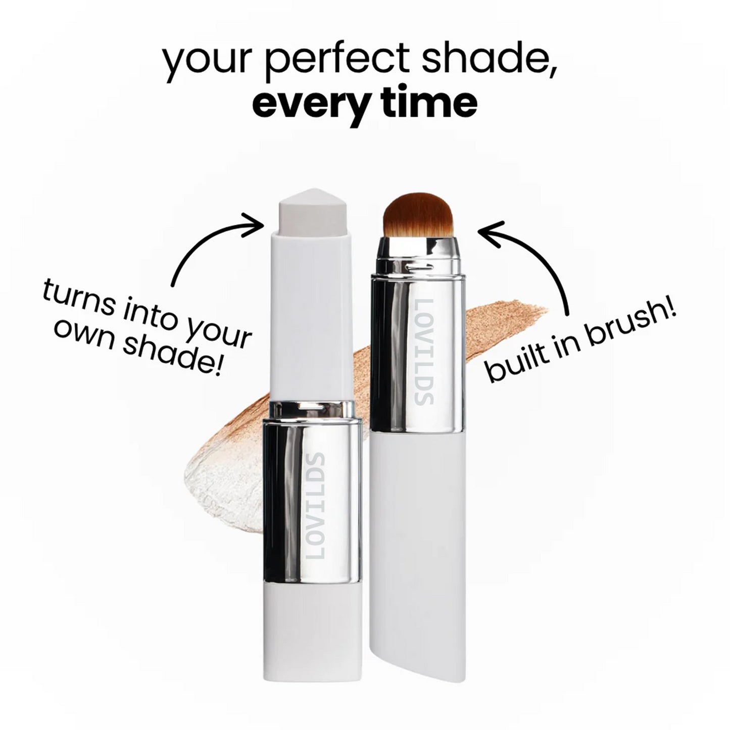 Lovilds Color-Changing Cover Cream Stick Skincare meets makeup